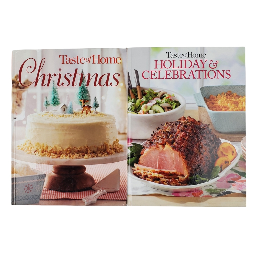 Taste of Home bundle of 2 Holiday cookbooks